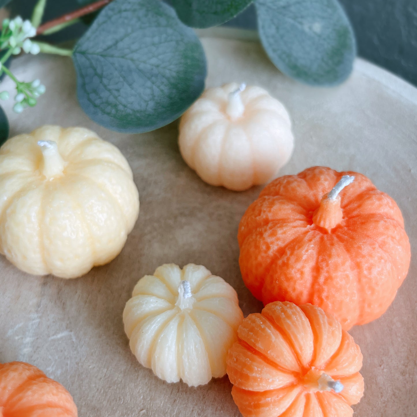 Pumpkin Candles (A Set of 3)