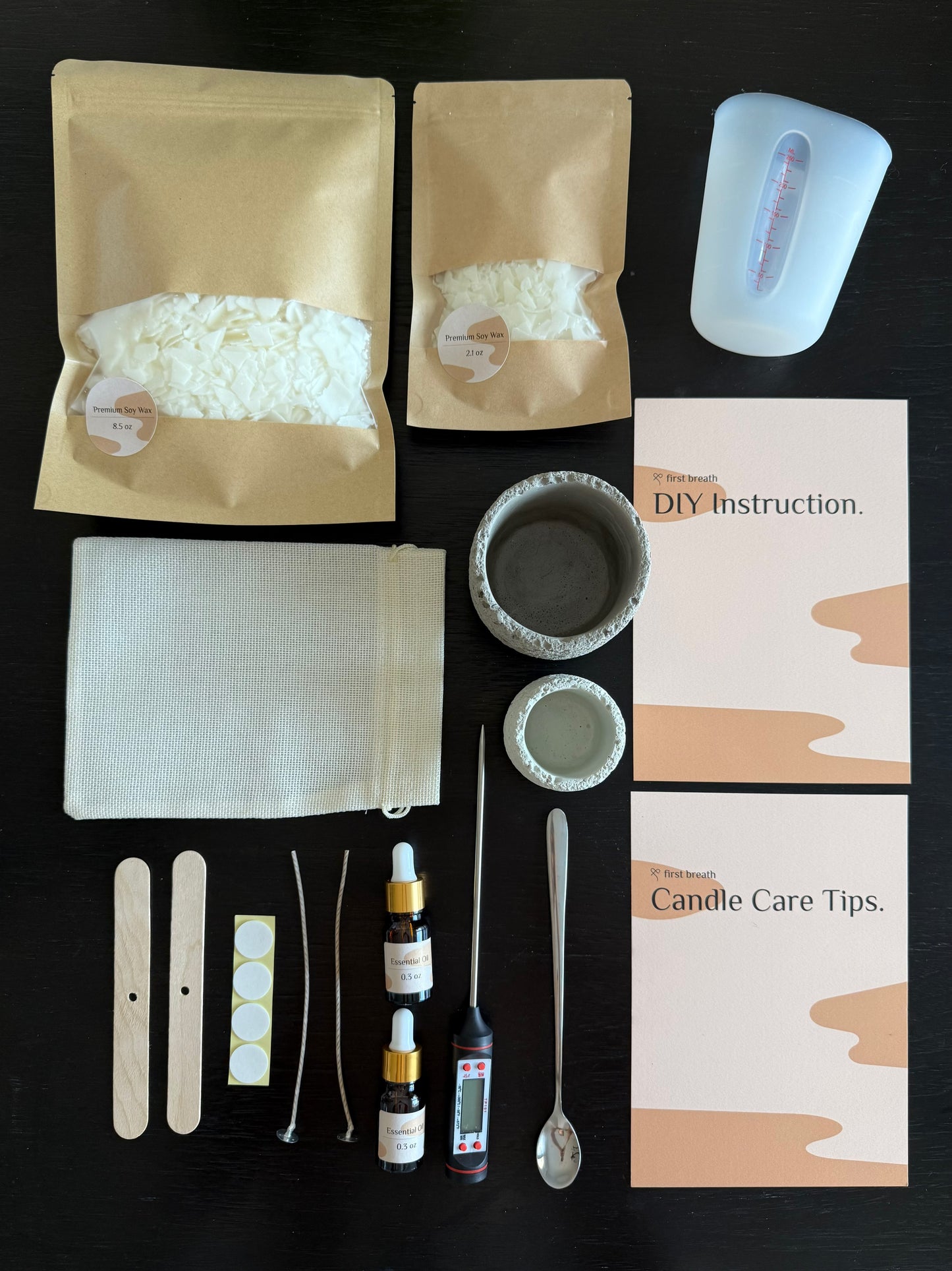 DIY Candle Kit, Set of Two
