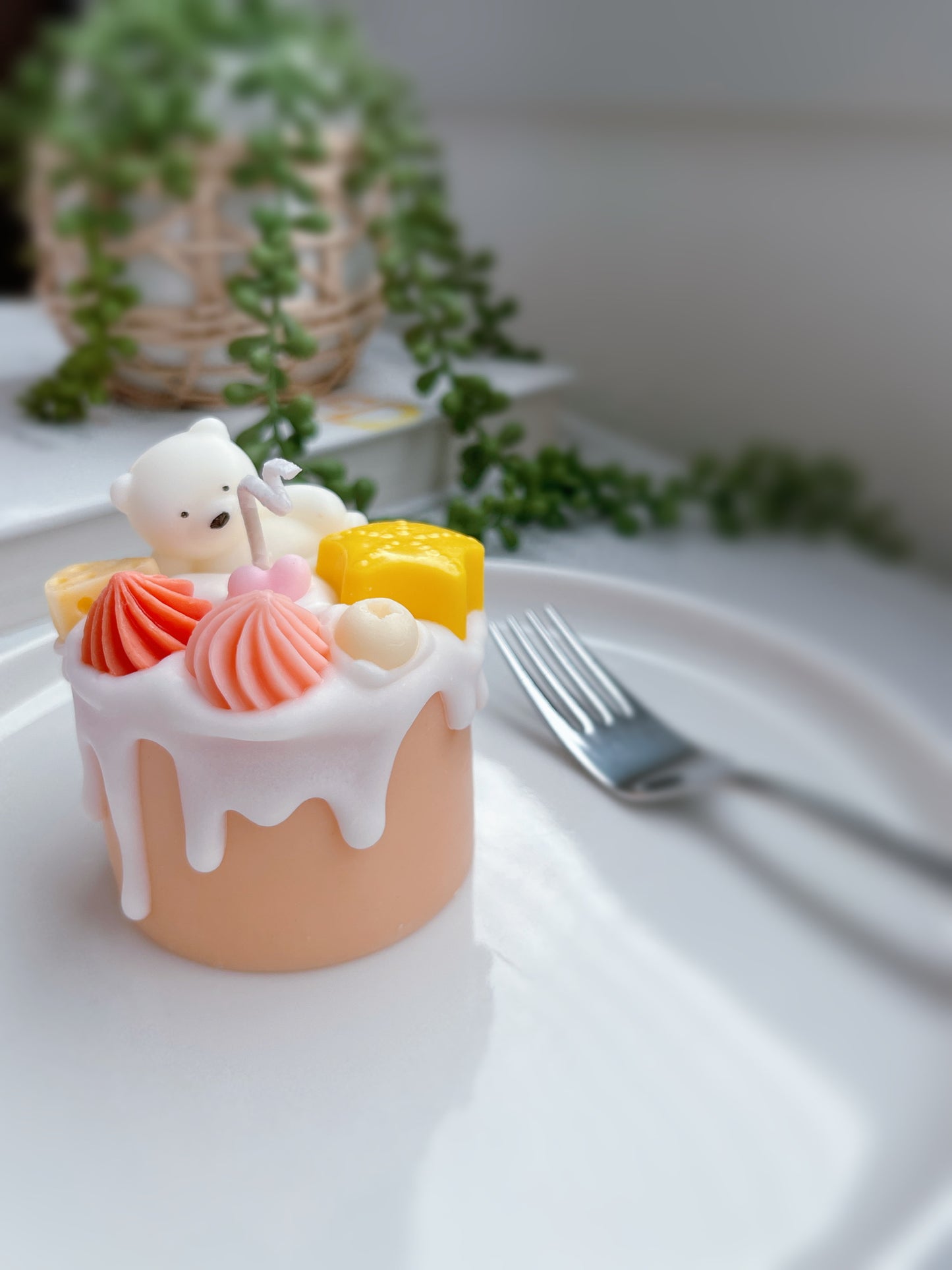 Mini Figure Cake Candle