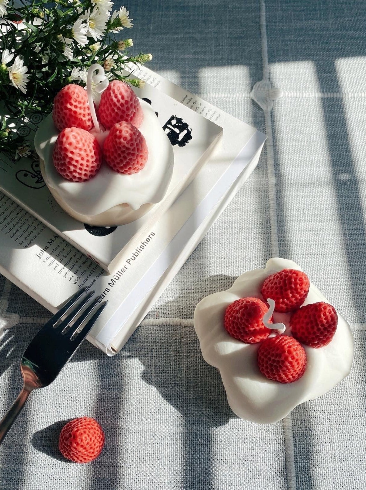 Strawberry Short Cake Candle