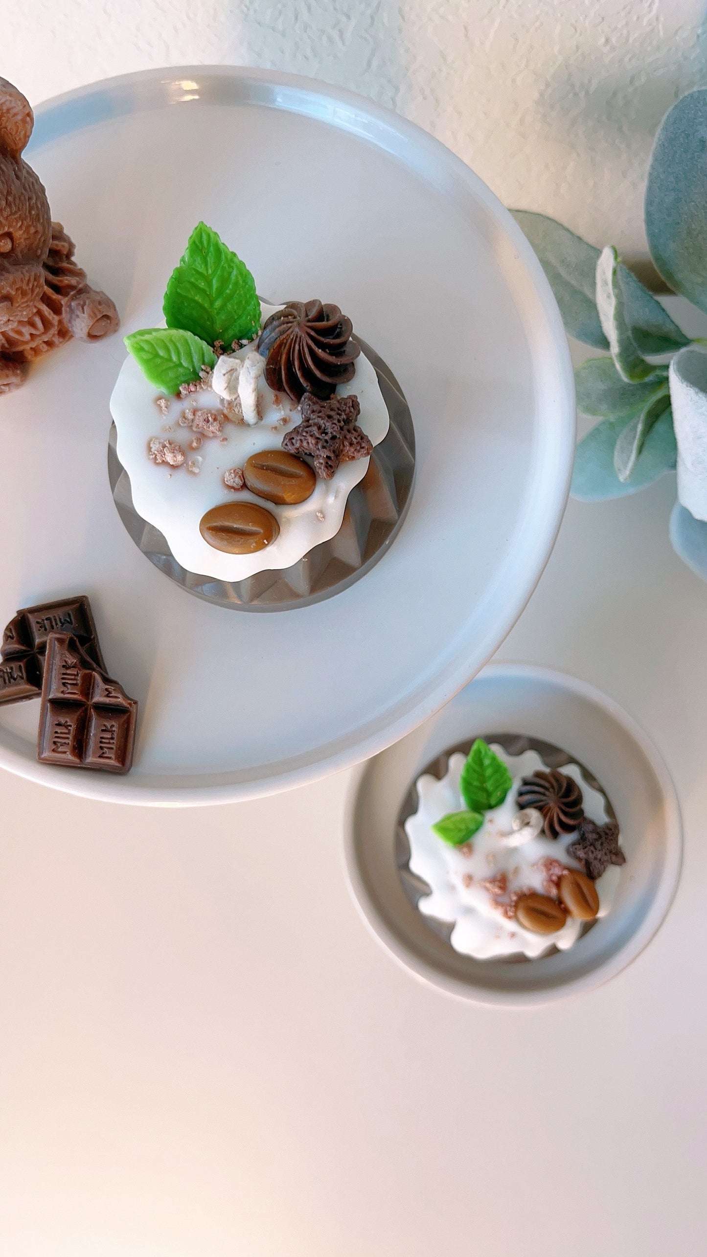 Chocolate Pudding Cake Candle