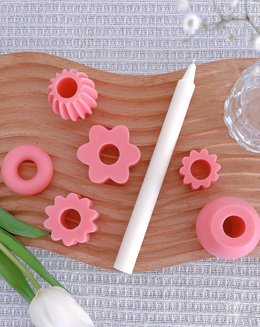 Rainbow Building Block Candle