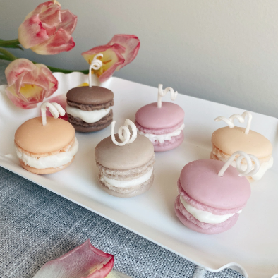 Macaron Candle Set