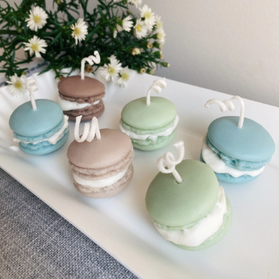 Macaron Candle Set