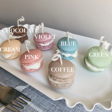 Macaron Candle Set