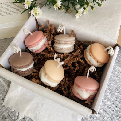 Macaron Candle Set