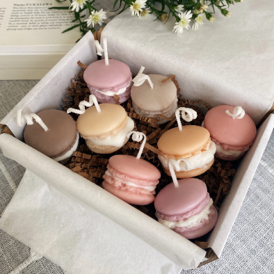 Macaron Candle Set
