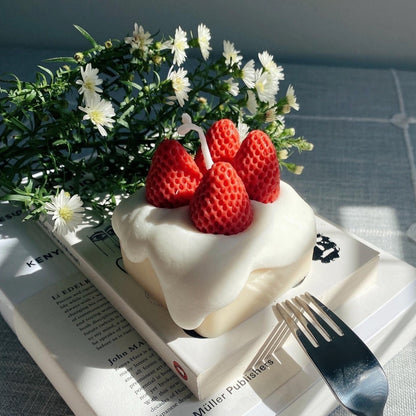 Strawberry Short Cake Candle