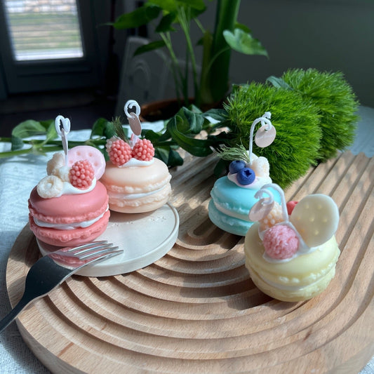 Berry Macaron Candle