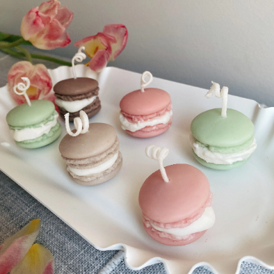 Macaron Candle Set